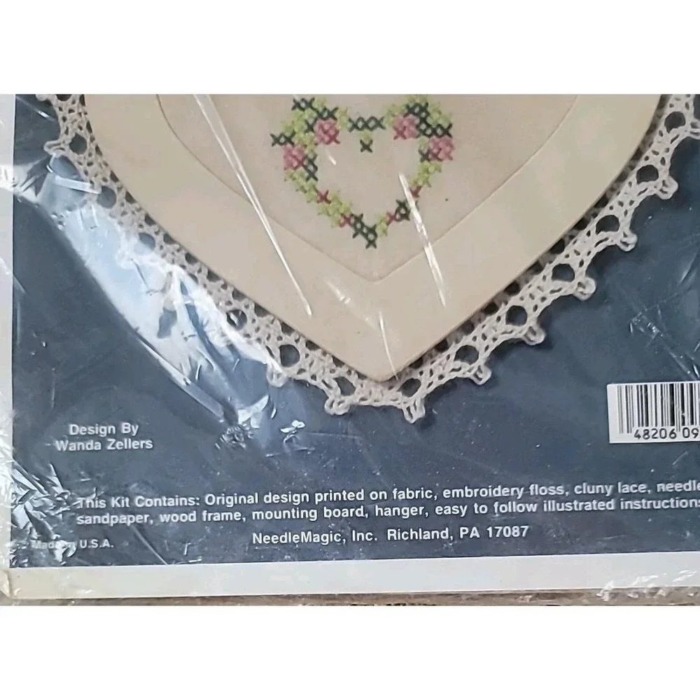 Lot Of 3 Vintage Cross‎ Stitch Kits